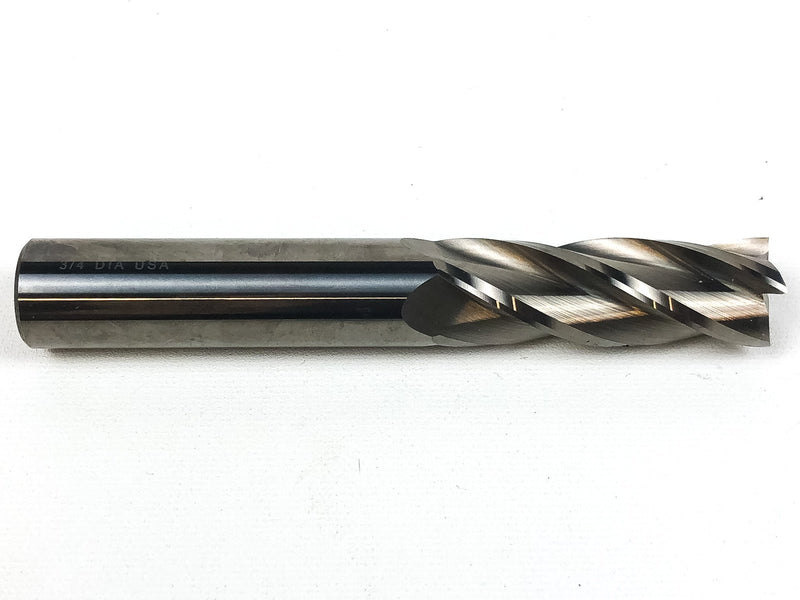 Cleveland C61918 Carbide End Mill Center Cut 3/4"x3/4"x2-1/4"x5" 4 Flute 1pc 1