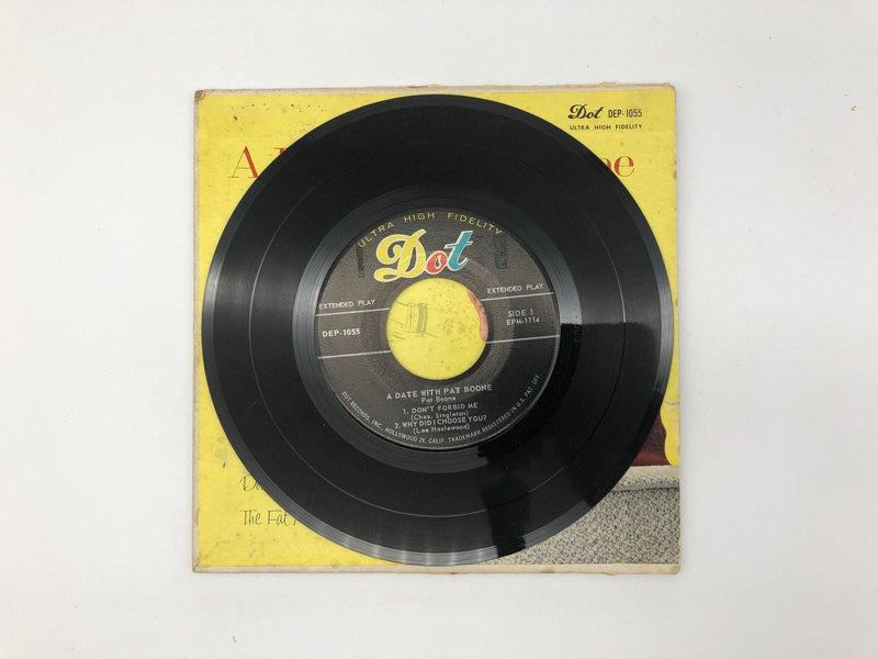 Pat Boone A Date With Pat Boone Record 45 RPM 7" EP DEP-1055 Dot Records 1957 3
