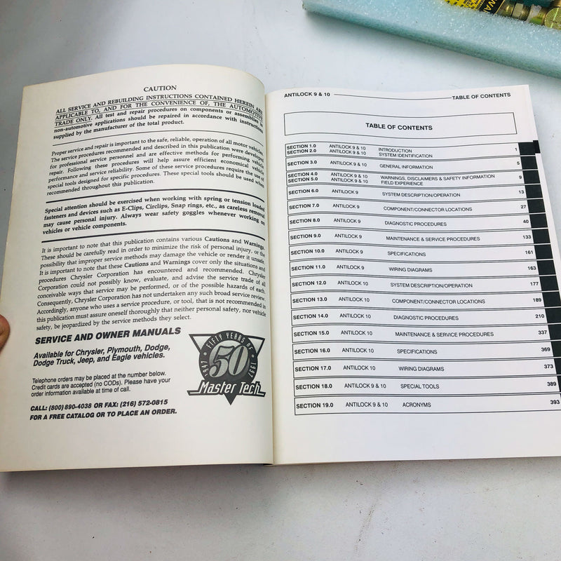 Miller Special Tools 8169 Brake Pressure Tester Anti Lock With Manual New NOS