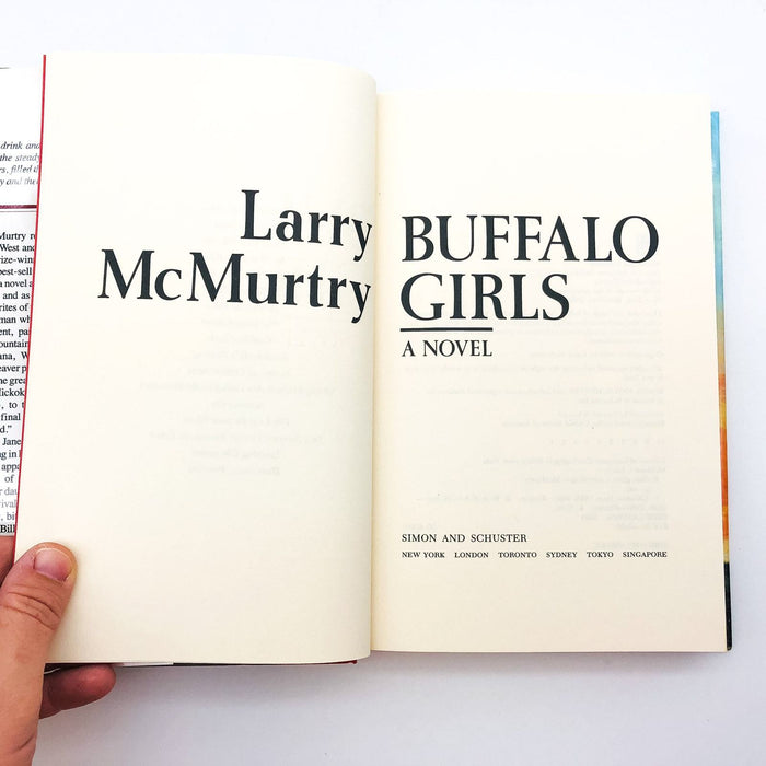 Buffalo Girls Hardcover Larry McMurtry 1990 Calamity Jane Out West 1st Edition 7