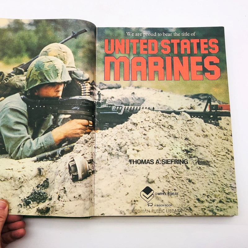 United States Marines Hardcover Thomas Siefring 1979 1st Edition Ex Library 8