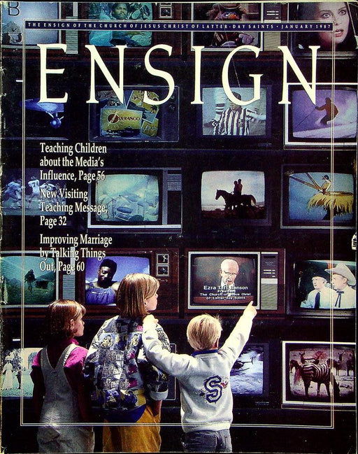 Ensign Magazine January 1987 Vol 17 No 1 Teaching Children Media's Influence 1