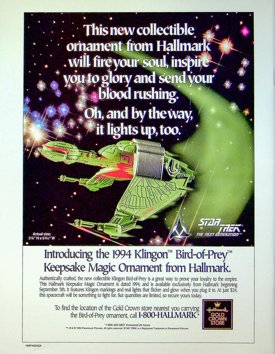 Star Trek Official Fan Club Magazine 1994 # 98 Generations Preview, Nimoy 3