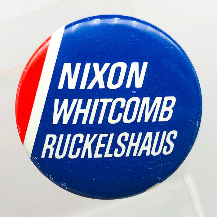 Nixon Whitcomb Ruckelshaus Button 1.25" Presidential Campaign Political 6