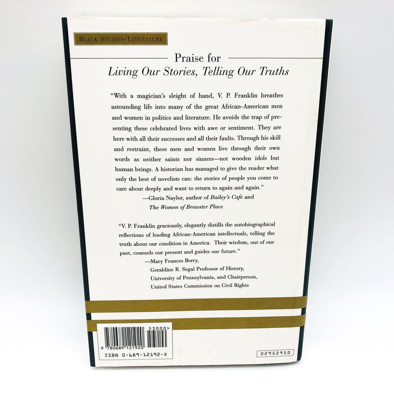Living Our Stories Telling Our Truths HC V. P. Franklin 1995 1st Edition 2