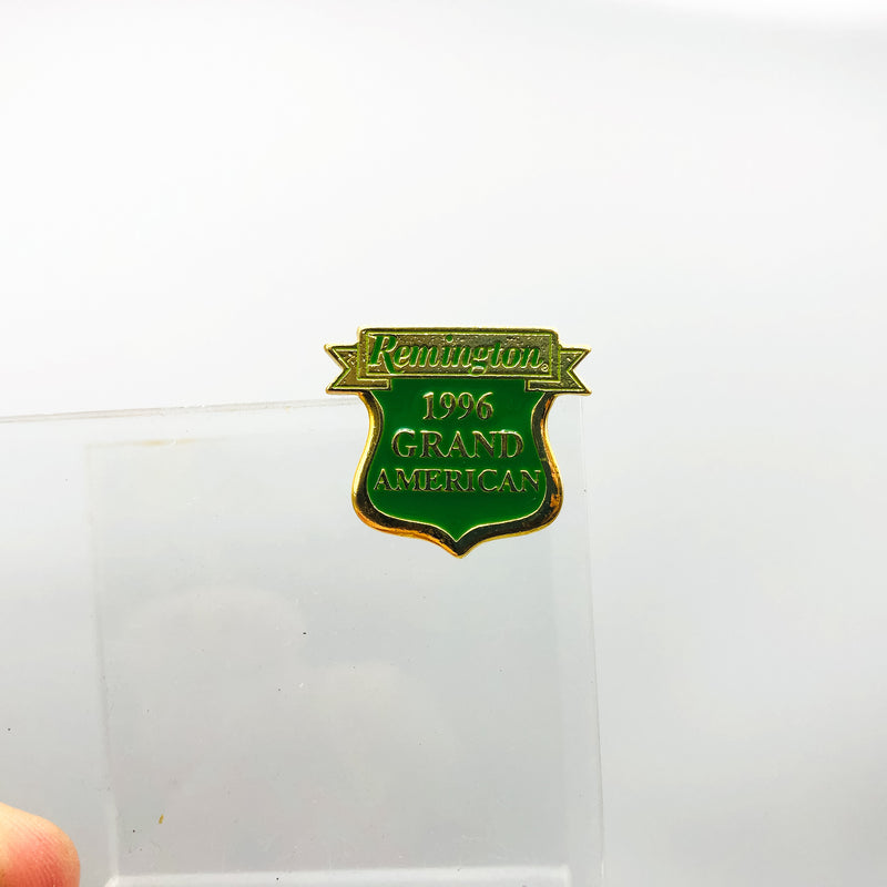 Vintage Remington Rifle Shotgun Lapel Pin Pinback Hat 1996 Grand American
