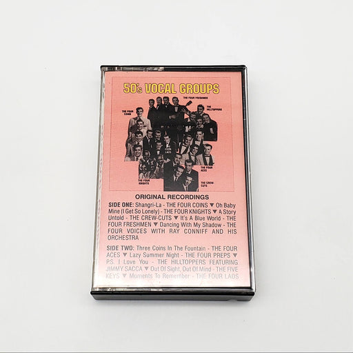 50's Vocal Groups Cassette Tape Album K-Tel Four Coins, Crew Cuts, Four Preps 1