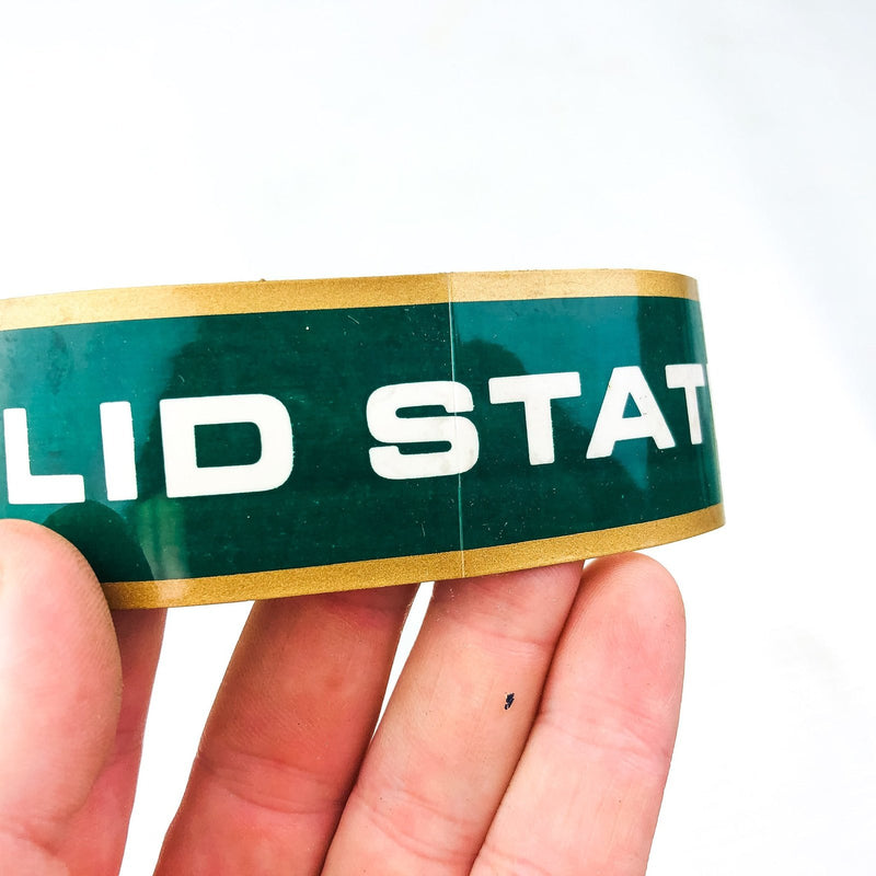 OMC 0609233 Decal Sticker Emblem Solid State 21 Right Hand New Old Stock NOS 3