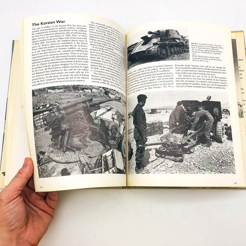 Artillery Hardcover Curt Johnson 1975 Big Guns Go To War WW1 WW2 1st Edition 11