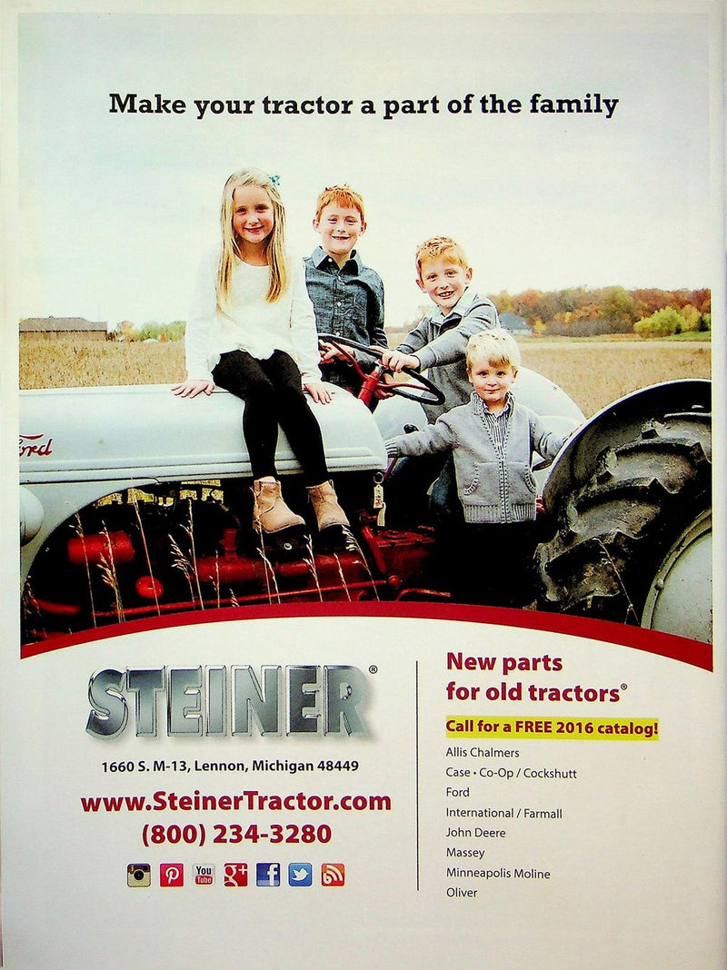 Farm Collector Magazine October 2016 Vol 19 # 3 1923 McCormick-Deering