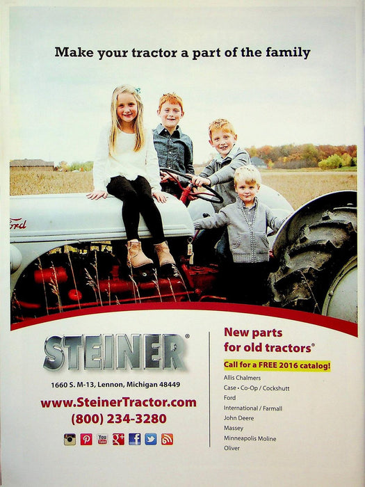 Farm Collector Magazine October 2016 Vol 19 # 3 1923 McCormick-Deering