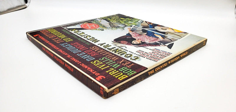 Country Western 33 RPM Triple LP Record Burl Ives, Tex Ritter, Red Ingle 4