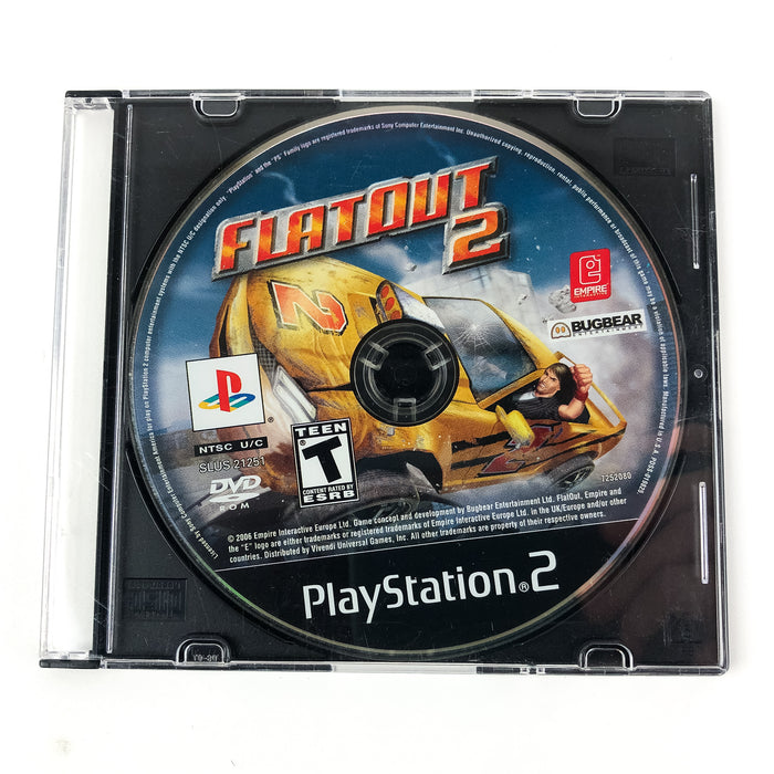 FlatOut 2 (PS2 Sony PlayStation 2) - DISC ONLY - No Case or Manual