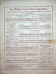 Paul Du Val Dance of the Coquettes Vintage Sheet Music 1925 Theo Presser 5