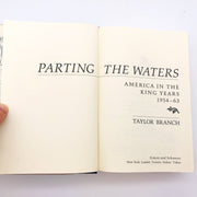 Parting The Waters HC Taylor Branch 1988 Martin Luther King Jr 1st Edition 7