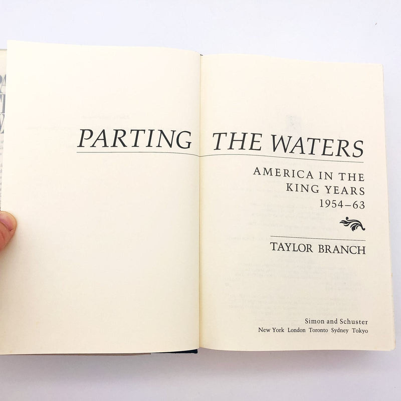 Parting The Waters HC Taylor Branch 1988 Martin Luther King Jr 1st Edition 7