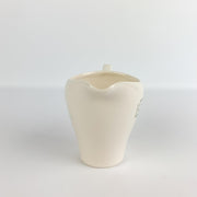 Stetson Greek Key Creamer Dish Pitcher Vintage Black Gray 4" Inches 4