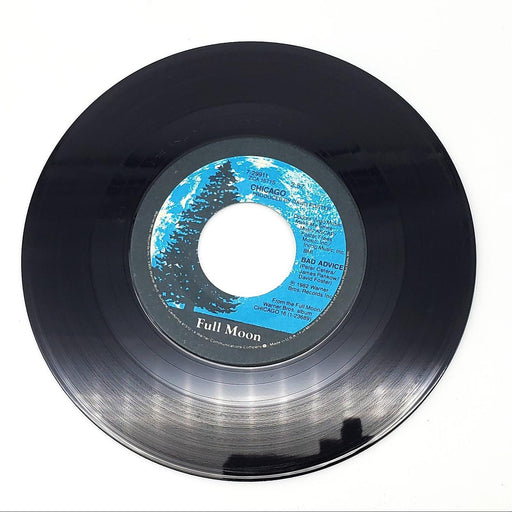 Chicago Love Me Tomorrow / Bad Advice Single Record Full Moon 1982 7-29911 2