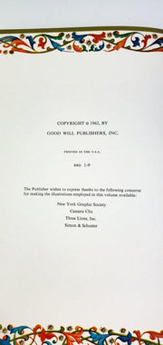 Come Unto Me 1962 Good Will Publishers Red Leather Bound 5