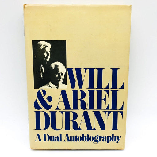 Will And Ariel Durant Hardcover 1977 Historians Dual Autobiography United States 1