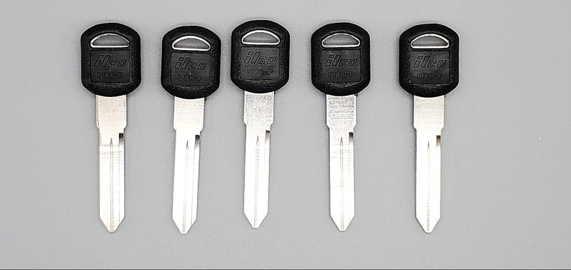 5x Ilco B86-P Key Blanks GM 1994 Achieva Skylark Grand AM 1995 Sunfire NOS 3