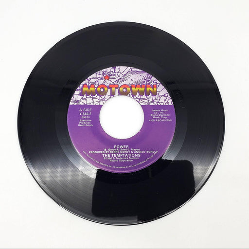 The Temptations Power / Struck By Lightning Twice Single Record Motown 1980 2