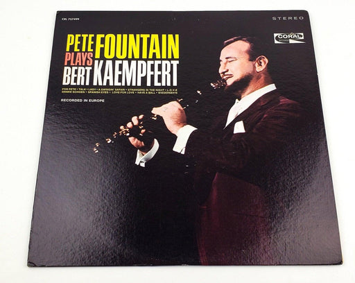 Pete Fountain Plays Bert Kaempfert 33 RPM LP Record Coral Records 1967 1