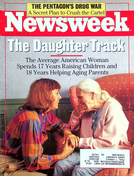 Newsweek Magazine July 16 1990 Pentagon Drug War Cocaine Cartels NATO Summit