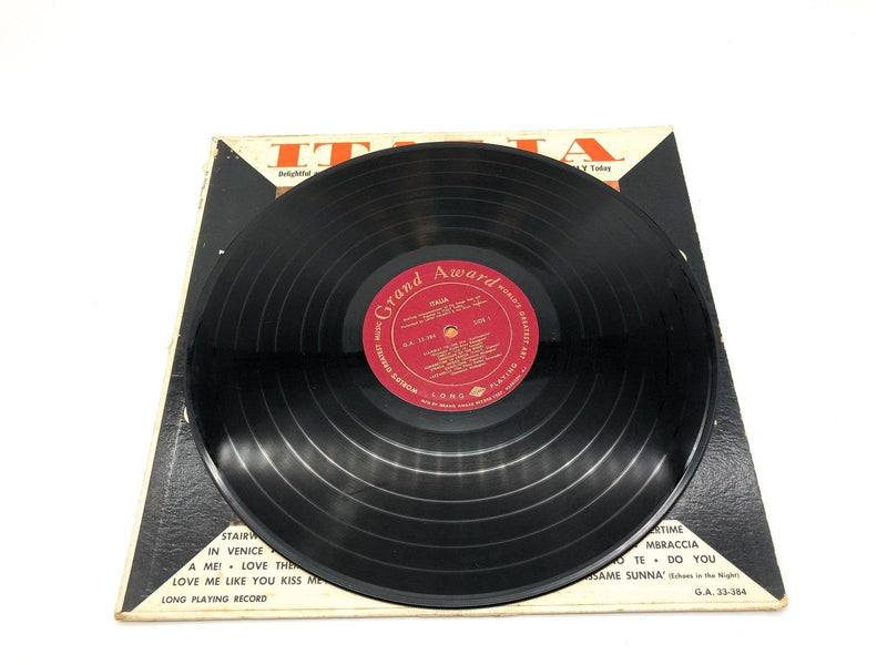 Luigi Chianti Italia Record 33 RPM LP G.A.33-384 Grand Award Record 1958 9