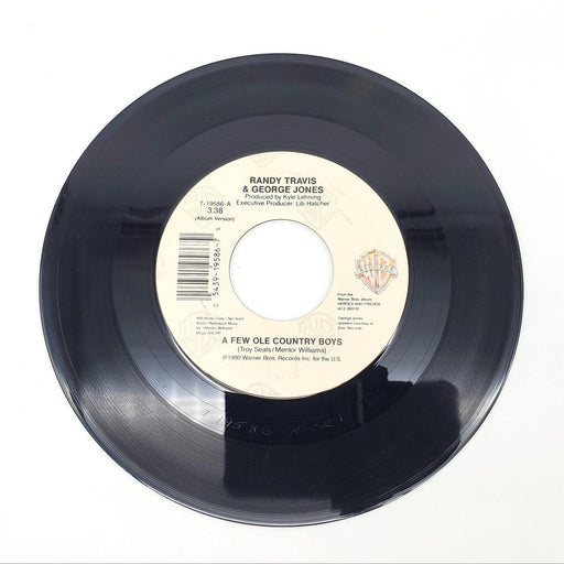 Randy Travis & George Jones A Few Ole Country Boys Single Record Warner Bros 1