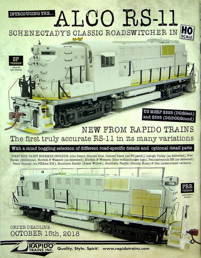 Railroad Model Craftsman Magazine September 2018 Vol 87 No 9 Scratchbuilding