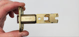 Schlage Door Knob Antique Brass Passage Latch 609 GEO F10S 2-3/8in BS NOS 6