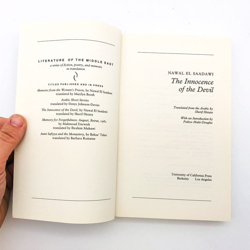 The Innocence Of The Devil SC Nawal El Saadawi 1998 Theological Patriarchy 6