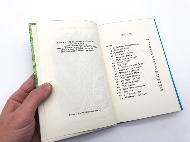 Hardy Boys The Masked Monkey No 51 Franklin W. Dixon 1972 Grosset & Dunlap HC 7