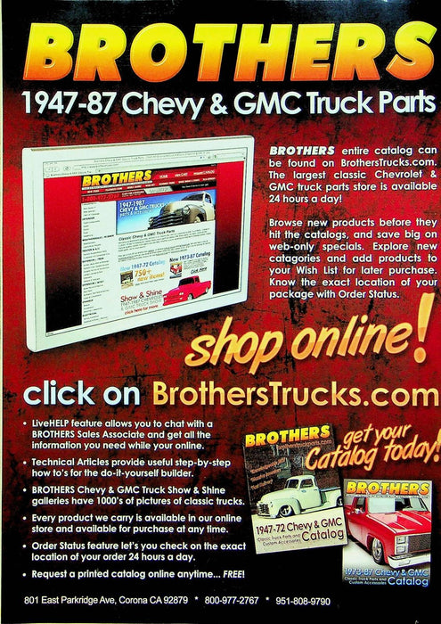 Classic Trucks Magazine March 2011 Vol 20 No 3 Repair Damaged Dash Disc Brakes