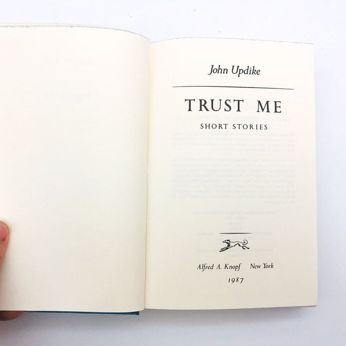 Trust Me Hardcover John Updike 1987 Short Stories Life Relationships 1st Edition 7