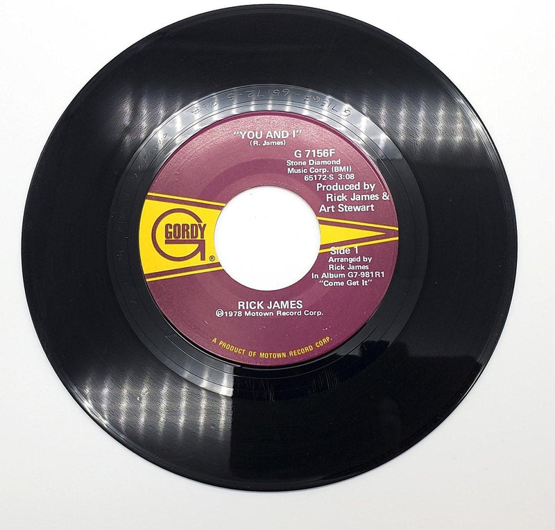 Rick James You And I / Hollywood 45 RPM Single Record Gordy 1978 G 7156F 1