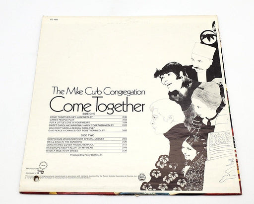 Mike Curb Congregation Come Together 33 RPM LP Record Coburt Records Inc. 1970 2