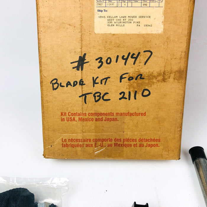 Tanaka 301447 Blade Kit for TBC 2110 Genuine OEM New Old Stock NOS Trimmer Brush