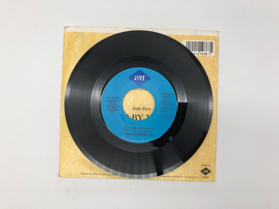 Jonathan Butler Lies Record 45 RPM Single 1038-7-J Jive 1987 Picture Sleeve 7" 4