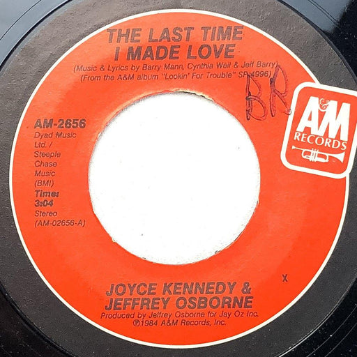 Joyce Kennedy 45 RPM 7" Record Different Now / The Last Time I Made Love AM-2656 1