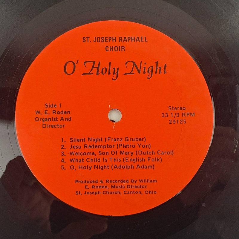 St. Joseph RC Church Choir O Holy Night 33 RPM LP Record 1972 Canton Ohio 1