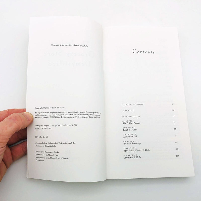 The Indian Grocery Store Demystified Linda Bladholm Paperback 2000 1st Edition 7