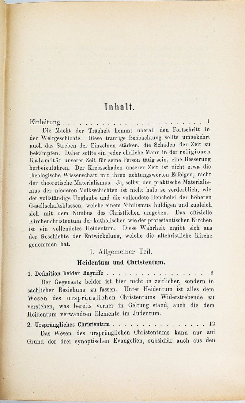 Das Fortleben des Heidentums in der Altchristlichen Kirche Wilhelm Soltau 1906 4