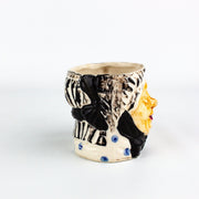 Occupied Japan Granny Grandma Old Lady Toby Mug Umbrella Handle 2.5 Inches 2