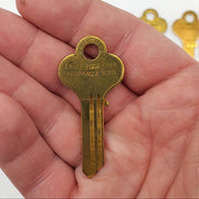 10x Eagle Lock Co 113098S Key Blanks Brass Pin Terryville Conn. USA Made NOS 2