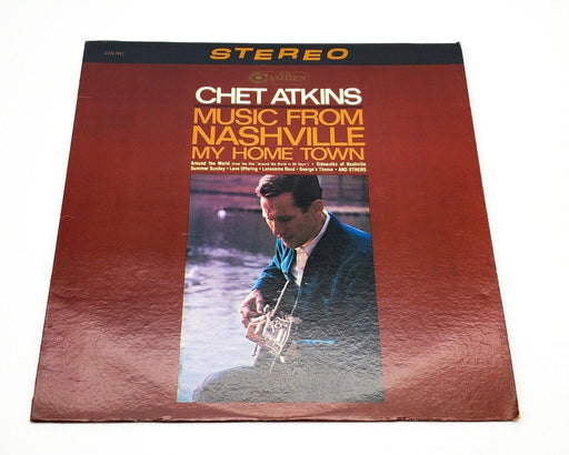 Chet Atkins Music From Nashville My Home Town 33 RPM LP Record RCA Camden 1966 1