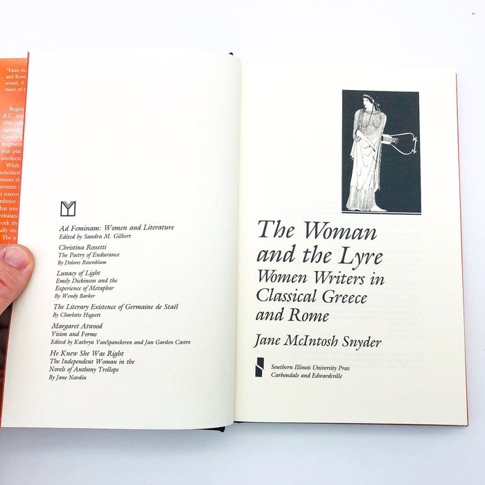 The Women And The Lyre Hardcover Jane McIntosh Snyder 1989 Authors Greece Rome 7