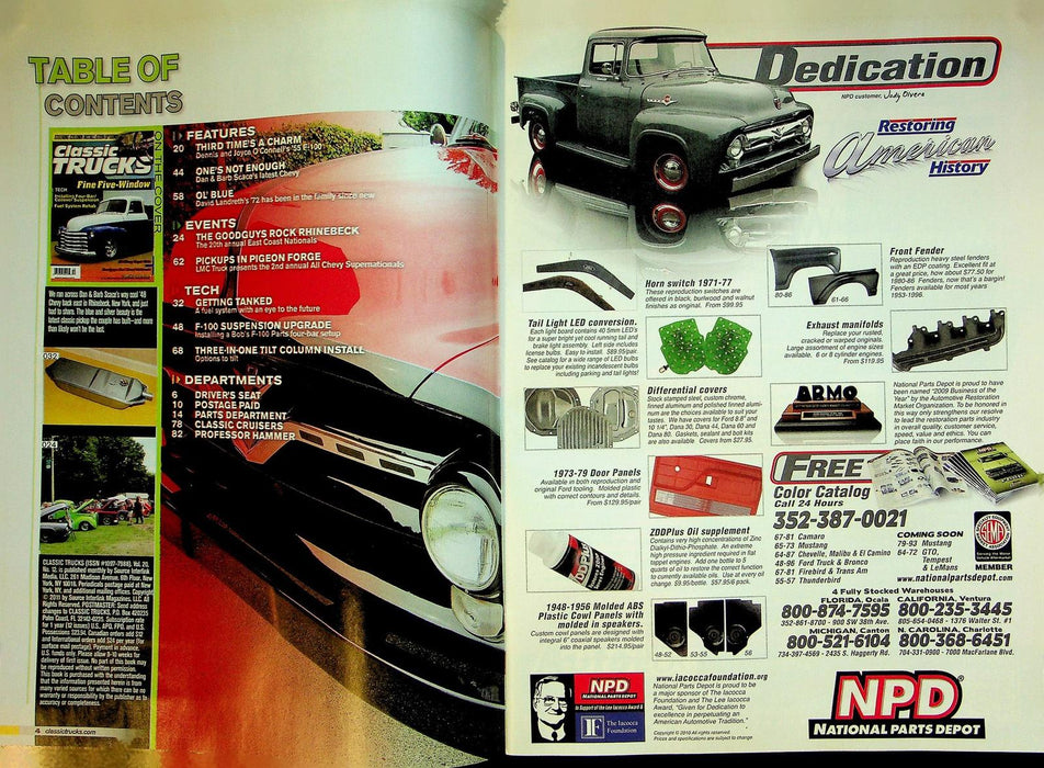 Classic Trucks Magazine December 2011 Vol 20 # 12 Fine Five-Window