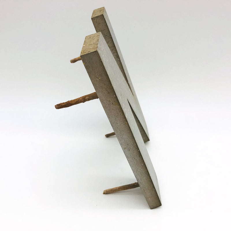 Cast Aluminum Letter N 8" Sign Spanjer Bro Chicago Brushed Architectural Salvage